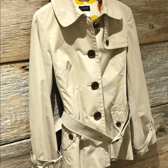 J. Crew Jackets & Blazers - 2x 🥳HP🎉 🧡2/$50 EUC J. Crew Lined Short Raincoat